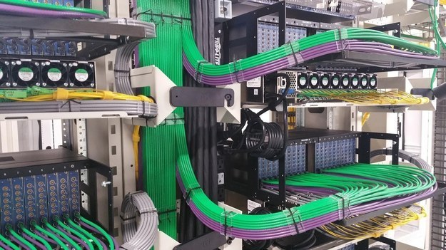 Разводка кабеля СКС