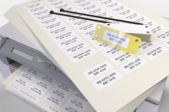 Наклейки в бирки